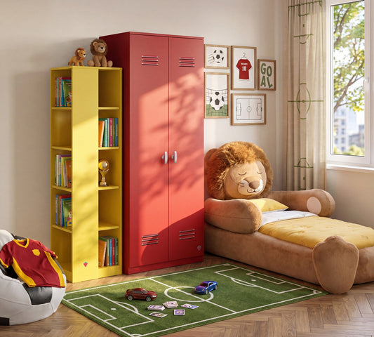 Двукрилен гардероб Locker Red