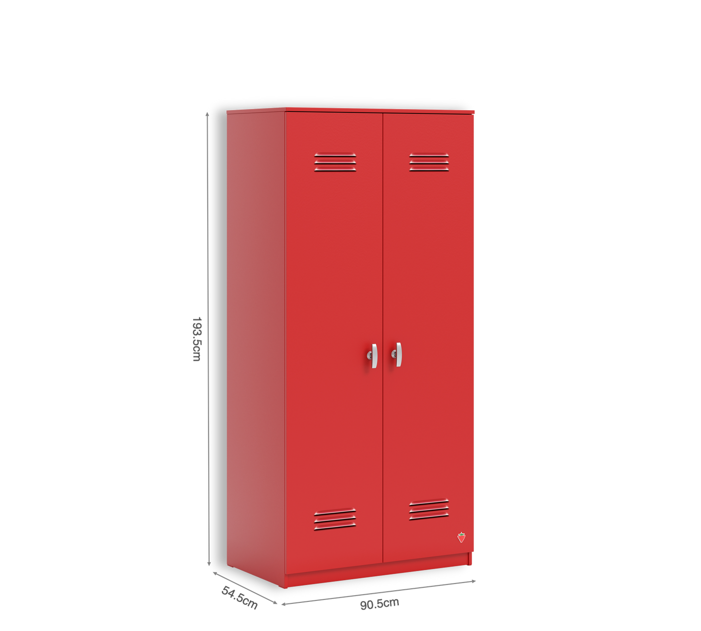 Двукрилен гардероб Locker Red