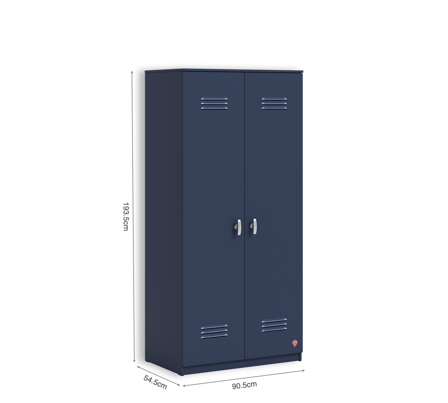 Двукрилен гардероб Locker Dark blue
