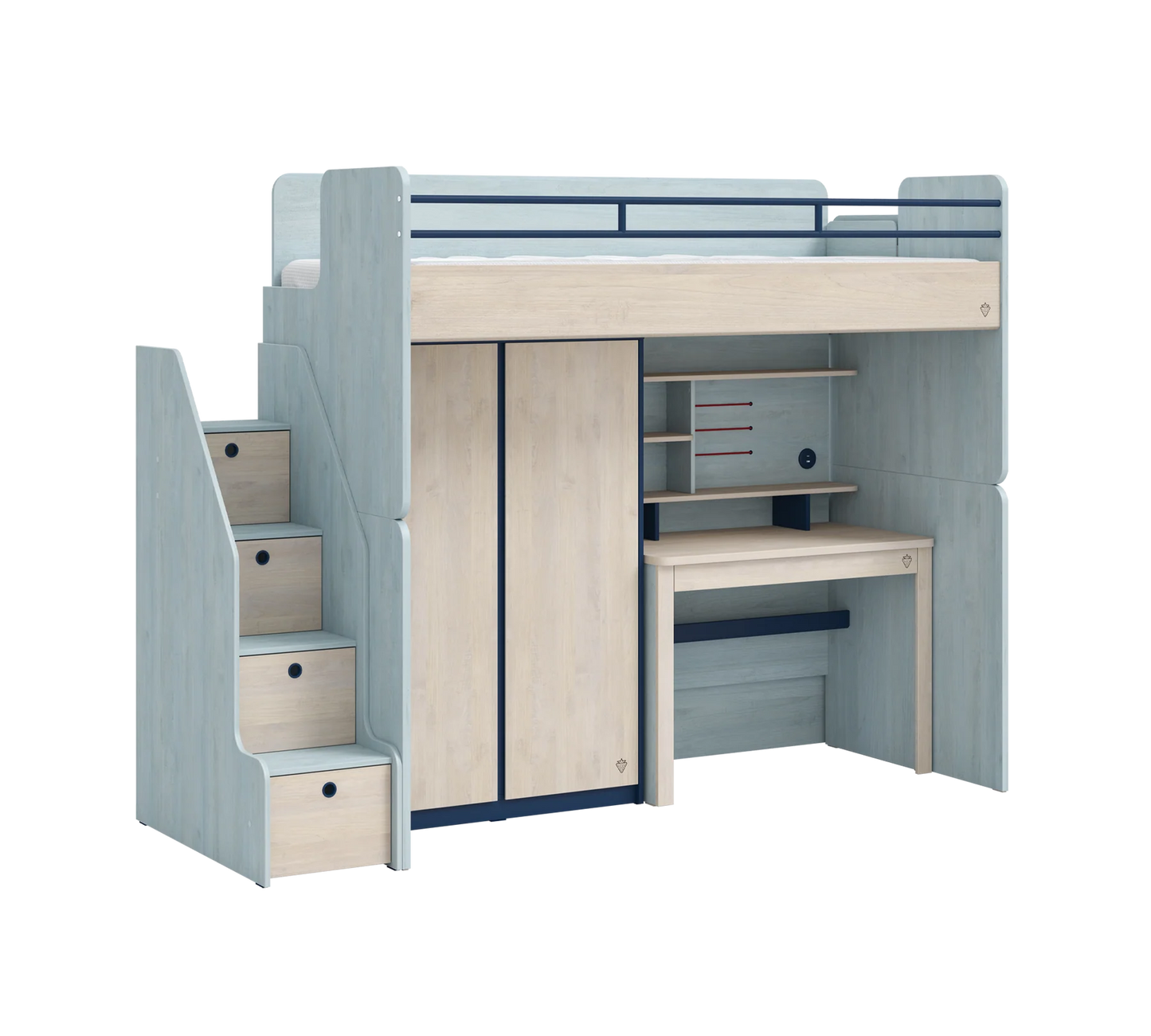 Двуетажно легло Studio Trio - сет 2