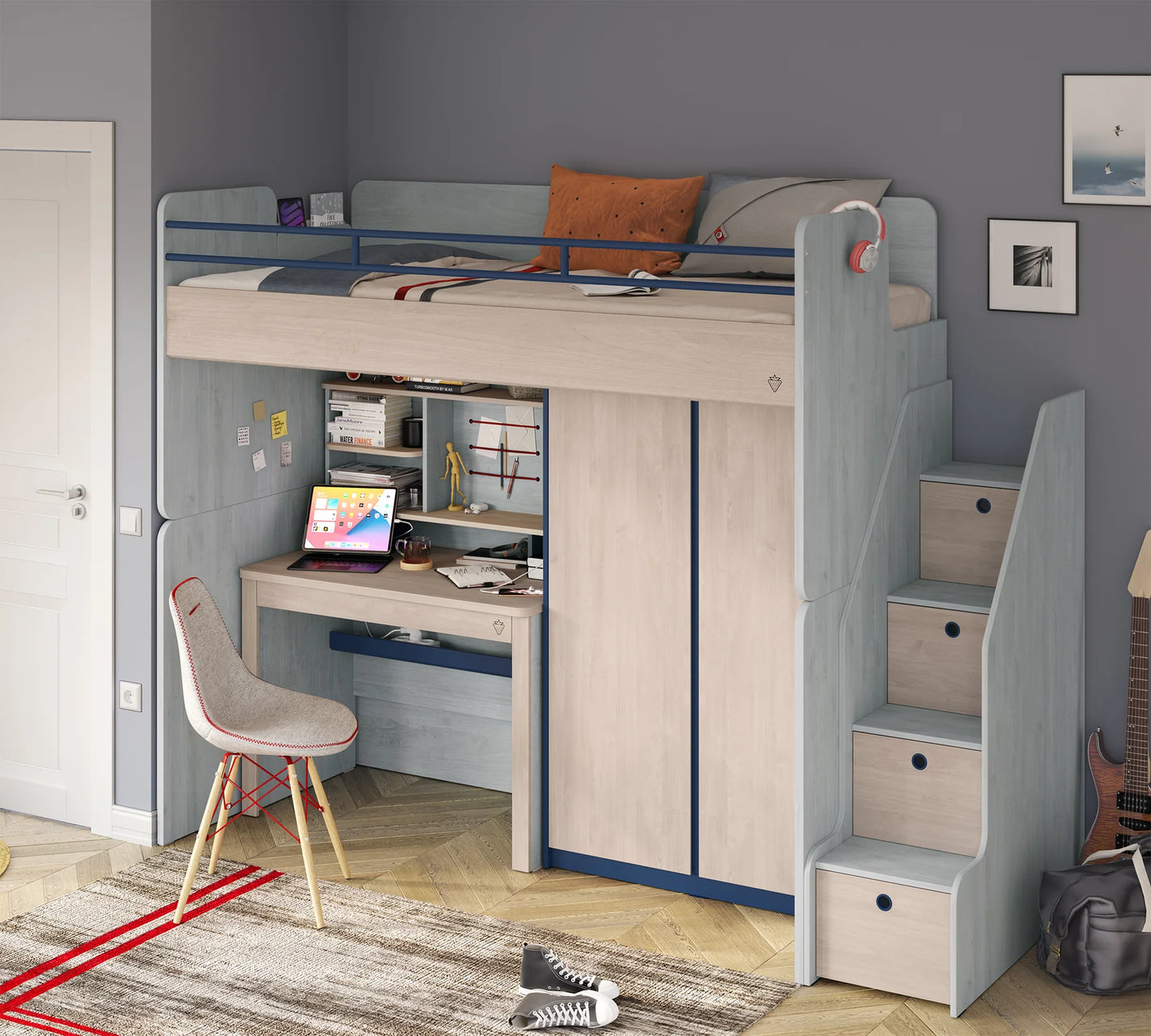 Двуетажно легло Studio Trio - сет 2