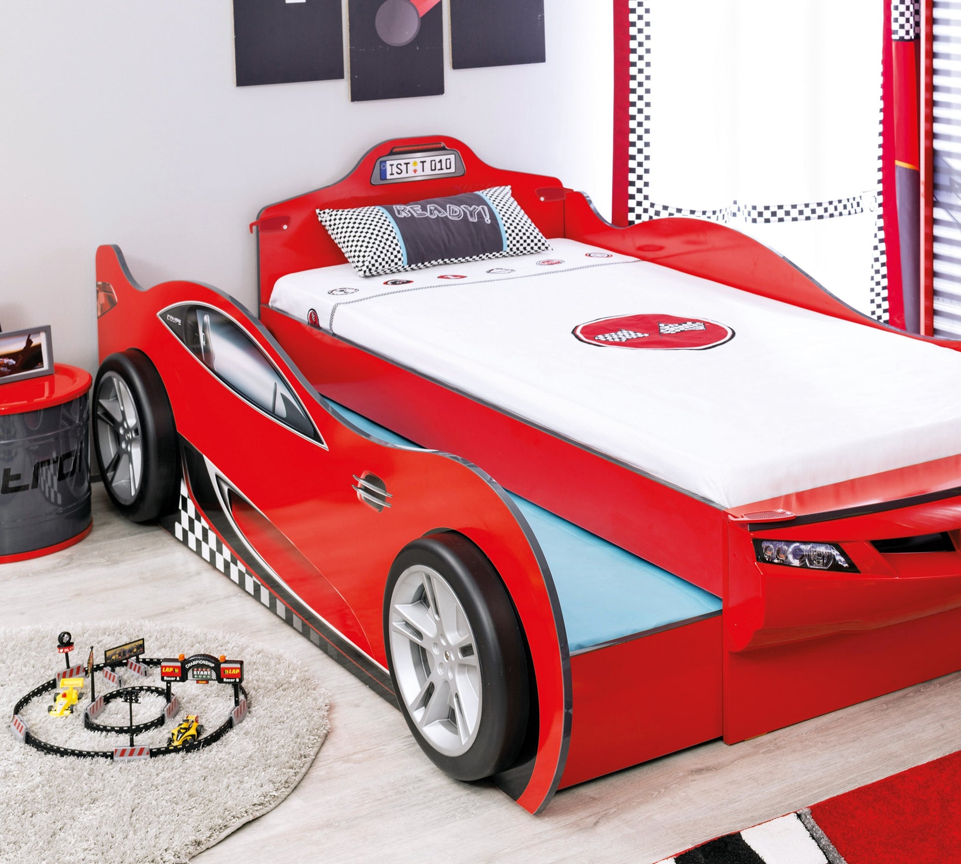Легло-кола Coupe  (червено)