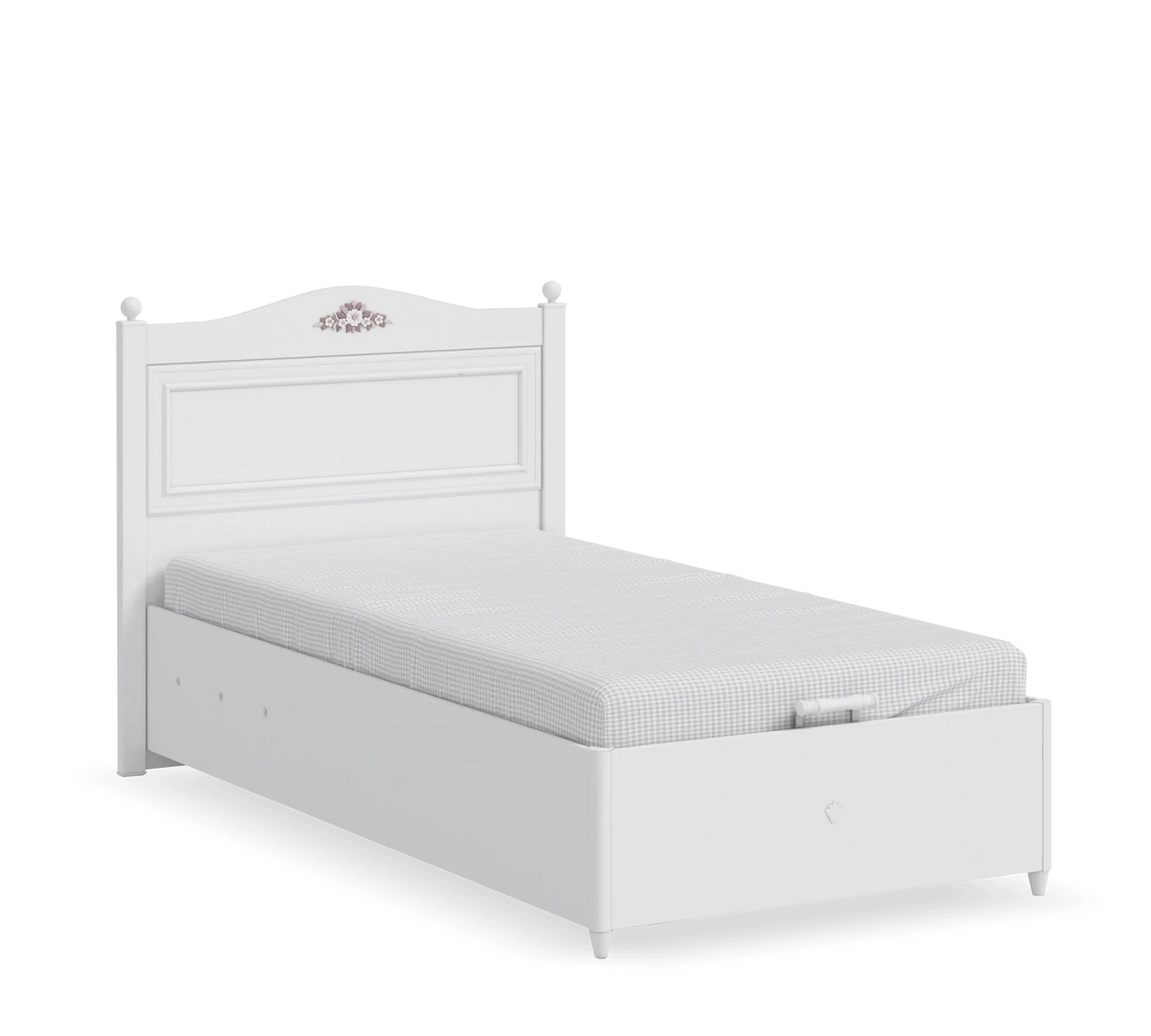 Легло с ракла Rustic White 100х200см