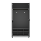Двукрилен гардероб Space Gray