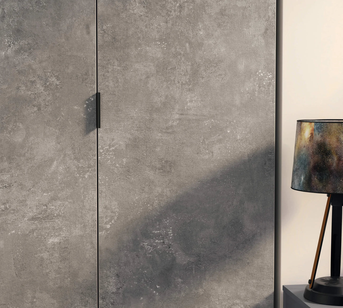 Двукрилен гардероб Space Gray