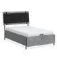 Легло с база Space Gray (120/200см)