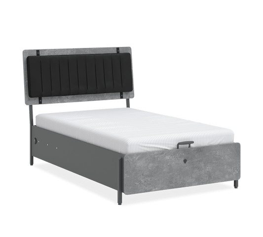 Легло с база Space Gray (120/200см)