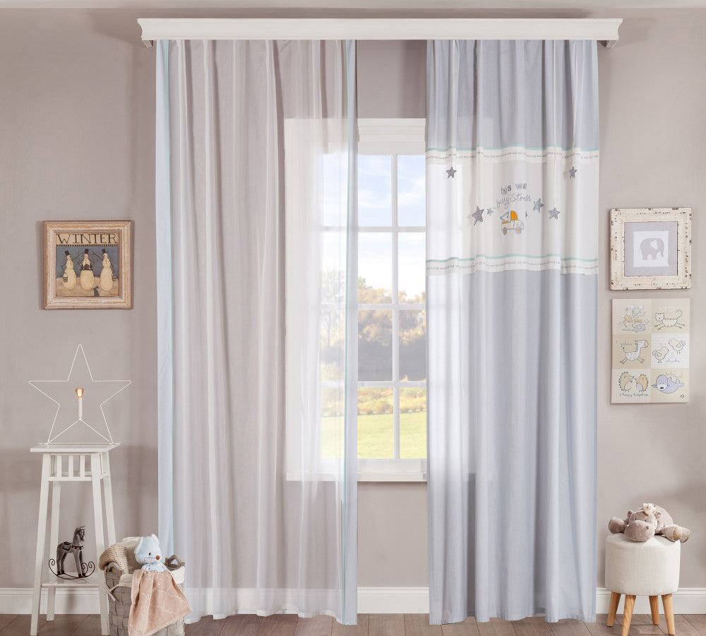 Тънко детско перде Baby Cotton (150/260см)