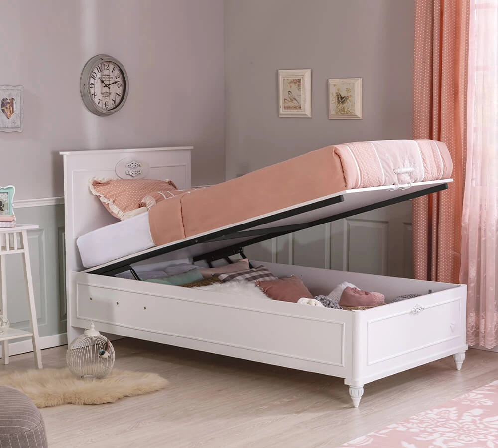 Детско легло с повдигащ механизъм Romantica (120/200см)