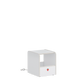 Игрален куб (табуретка) Montes White