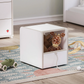 Игрален куб (табуретка) Montes White