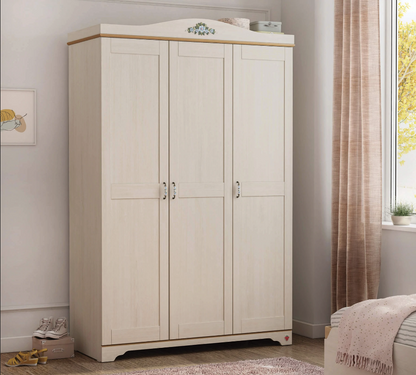 Детски трикрилен гардероб Flora new
